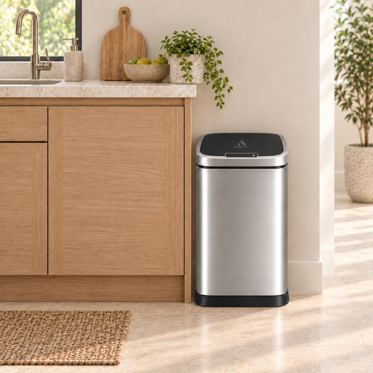 Avenra Touchless Sensor Bin — 12L